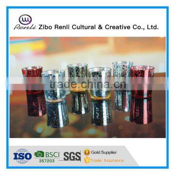 Electroplated Stained Votive Candle Holder for Aromatherapy Candle photo-2