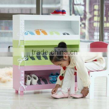 Kid High Quality Wooden Shoe Cabinet photo-3