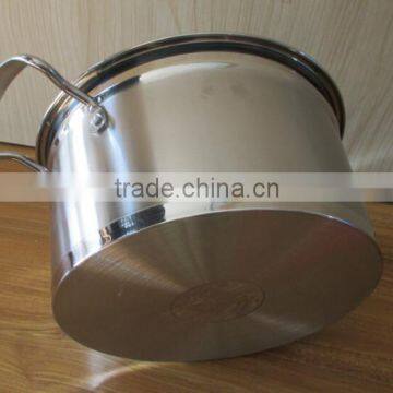 Stainless Steel Induction Bottom Soup Pot 24cm photo-3
