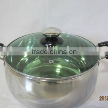 Stainless Steel Sauce Pot with glass lid