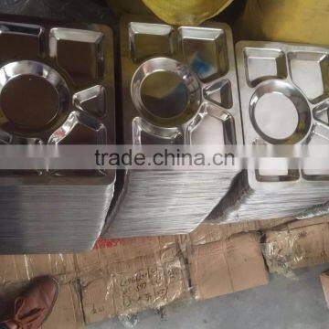 Stainless Steel Lunch Tray Restaurant Use Fast Food Tray photo-5