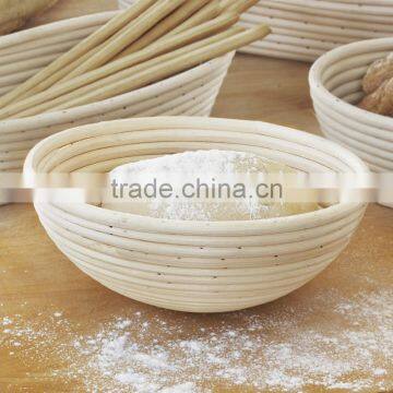 Round Banneton Basket, rattan banneton for bread