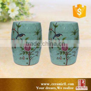 Chinese fancy ceramic barrel table