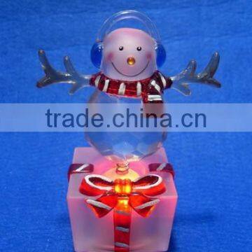 LED Color Changing Animated Acrylic Snowman photo-2