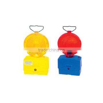 Yellow LED Road Block Warning Light With Light Sensors