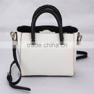 2016 Pretty and High Quality White pu Handbag photo-4