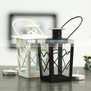 Metal candle holder lantern