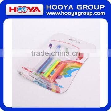 Colored Flame Birthday Candle With Red Purple Green Yellow Blue Flames photo-2