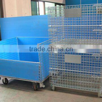 Warehouse Folding Steel Storage Cage/roller Container photo-3