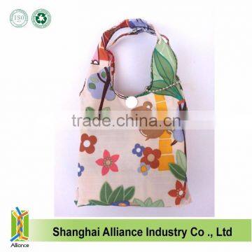Reusable and Recyclable Folding Tote Bag With Snap Closure photo-4