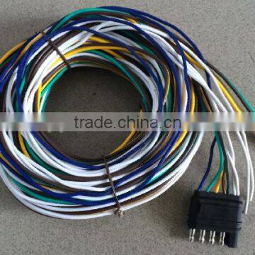 S30073 5-Way Flat Trailer Connector Wishbone Harness photo-2