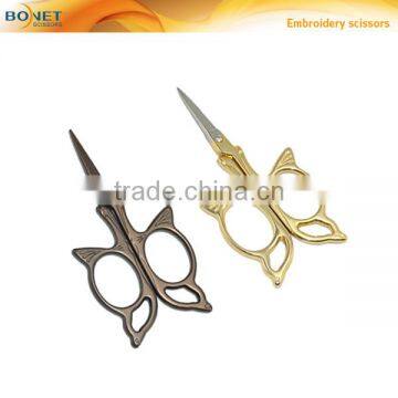 Elegant Vintage/retro/antique Copper Plating Gift/present Embroidery Scissors photo-6