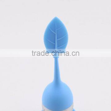 Cute Silicone Handle Tea Infuser Strainer With Drip Tray photo-4