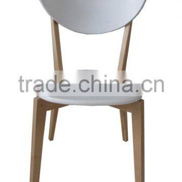oak woood dining chair and table