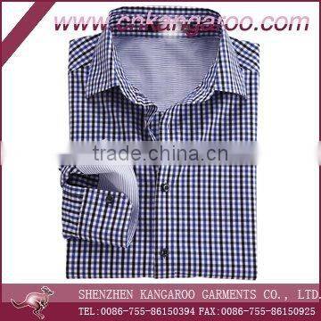 Checks Flannel mens long sleeves Casual shirt/leisure shirt/modern shirt