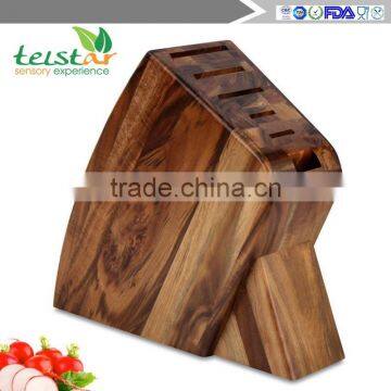 Factory Direct Sale Upscale Stainless Steel Wood Block 6 Sets of Household Kitchen Knife Set photo-2