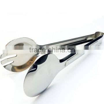 Heat Resistant Kitchen Accessories 9'' Stainless Steel Barbecue BBQ Clip, Food Tong, Salad Tongs photo-6
