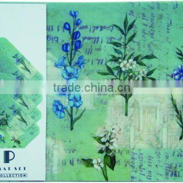 new design pvc coffee table mat dining table mat