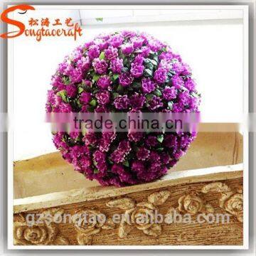 All kinds of color artificial topiary grass ball for decoration