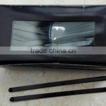 plastic black color flat stirrer with ball design at top