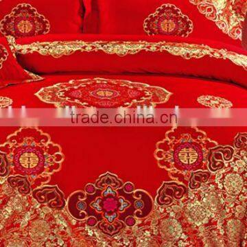 Textile Wedding Red Linens, Bedding Wedding Satin Sheets photo-3
