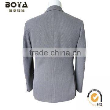 New Arrival Mens Regular Fit Casual Suit Cheap Blazer With Contrast Color Lining photo-2
