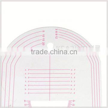 Kearing Metric Vary Form Curves Flexible Plastic Garment Ruler With Protractor for Fashion Design # 6404