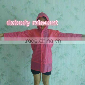 Four Different Types Pvc Kids Rain Coat (yellow Red Green Purple) photo-2