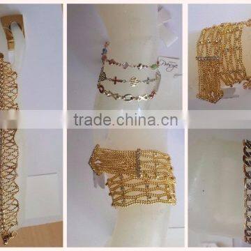 Stylish Micro Gold Plated Kadas, Wholesale Fancy Indian Kada Bangles photo-4