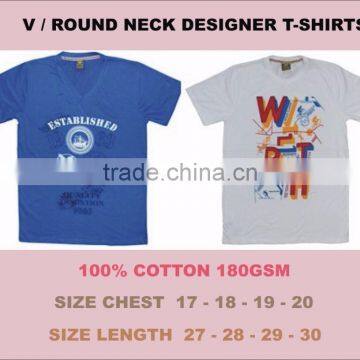 T-Shirts 100% Cotton O-Neck Low Price High Quality