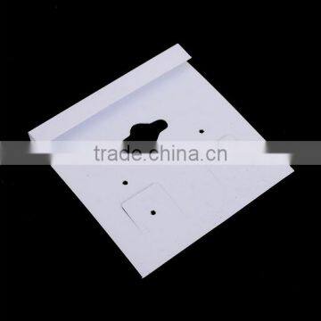 White PVC Earring Display Hang Cards Flocked Jewelry Hangtag High Quality PVC Display Jewelry Cards photo-2