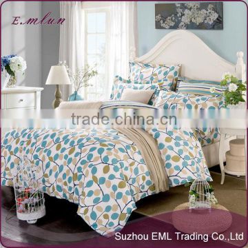 2016 new style design Wholesale elegant silk cotton jacquard bedclothes four bedding sets EML-12-W1009