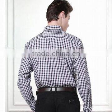 2015 Mens Long Sleeve Plaid Dress Shirts photo-5