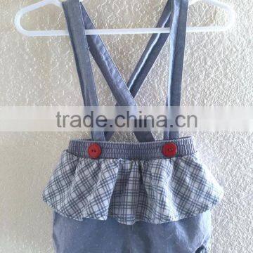 Baby suspenders bloomer infant toddler clothes wholesale yiwu factory