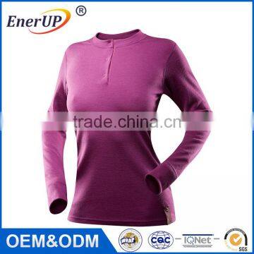 Running Sport Wear Women Clothing Thermal Wicking Antibacterial Gym Long Sleeve Elongated T Shirt