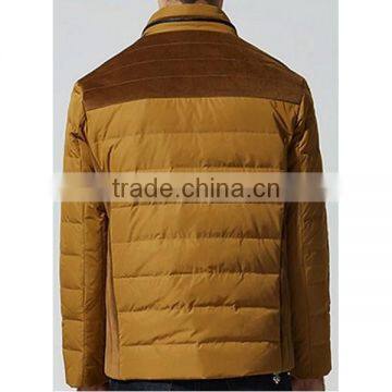 2015 Factory Price Men's Black Sheepskin Leather Jacket Down Jacket Spring Season photo-6