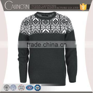 Winter Fashion Knitted Men Pullover Adult Sweaters Design photo-5