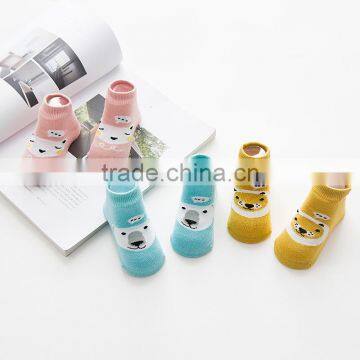 S33242W Comfortable Baby Cartoon Socks Toddler Booties Anti-slip Kids Causual Sock photo-4