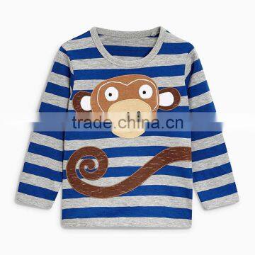 S33508W Children Kids Clothes Boy Tops Tees Boy Summer Cartoon T-shirts photo-2