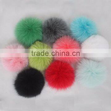 Myfur Custom Stylish Real Soft Fox Body Fur Pom Pom Accessory For Lady Shoes