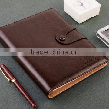 25K PU Leather Planner With Metal Buckle Custom Business Organizer Agenda Emboss/gold Stamp Logo photo-4