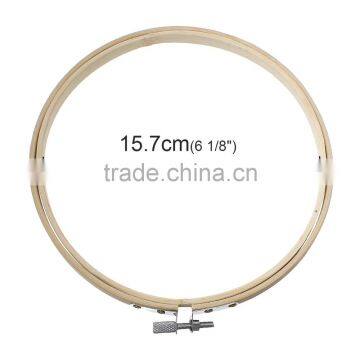 Tools Cross Stitch Supplies Circle Round Natural Bamboo Embroidery Hoops photo-3