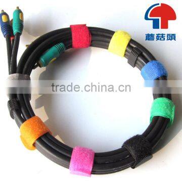 hotsell colourful 100% nylon cable tie, hook and loop cable tie