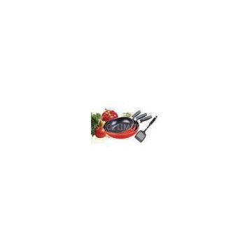 2.5 mm Heat Resistant Non-stick Aluminum Cookware Frying Pan Set