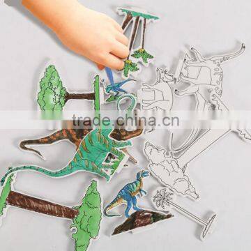 Dinosaur Park Children Educational Painting Toy 3d Puzzle Toys for Kids photo-3