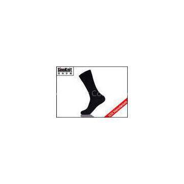 Black Dot Cotton Crew Man Dress Socks Plain Customized Male Leisure Socks photo-1