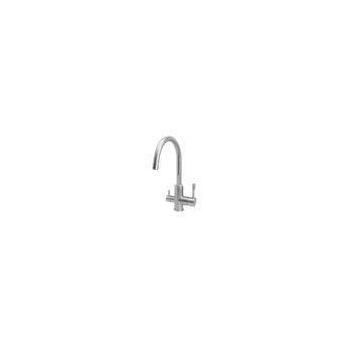 Commercial Three Way Kitchen Mixer Taps SS Faucet with 2 Handle