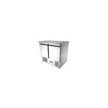 Static Cooling Saladette Counter Fridge Stainless Steel For Restaurant  S / S TOP