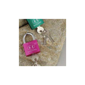 Color Sprayed Painted Iron Padlock