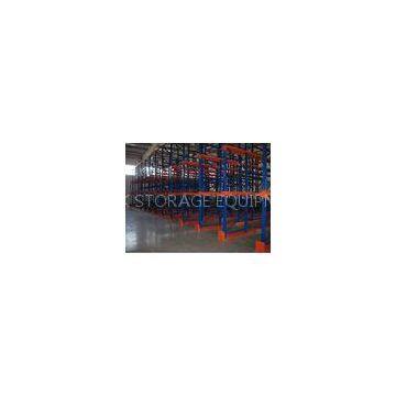 Dairy industry Drive in racking , steel beam shelving and racking systems
